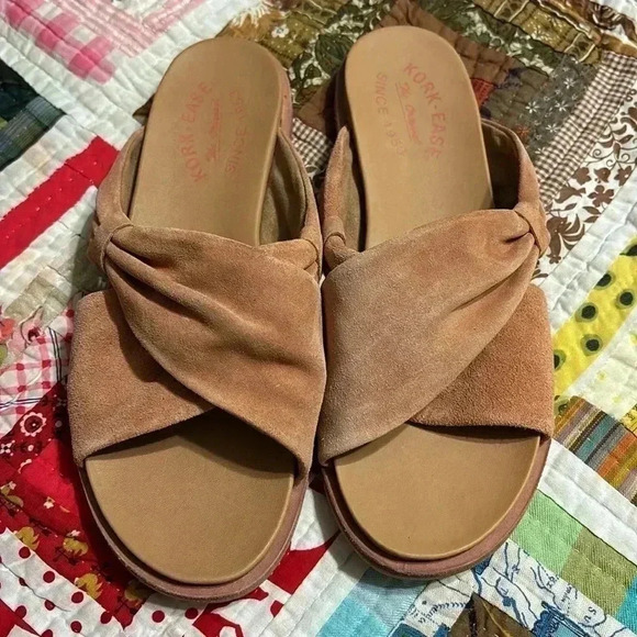 Kork-Ease Zel in Orange Suede - Picture 2 of 7